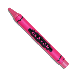 pink crayon